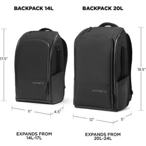 Mochila NOMATIC 14L Resistente al Agua para Laptop - Negro