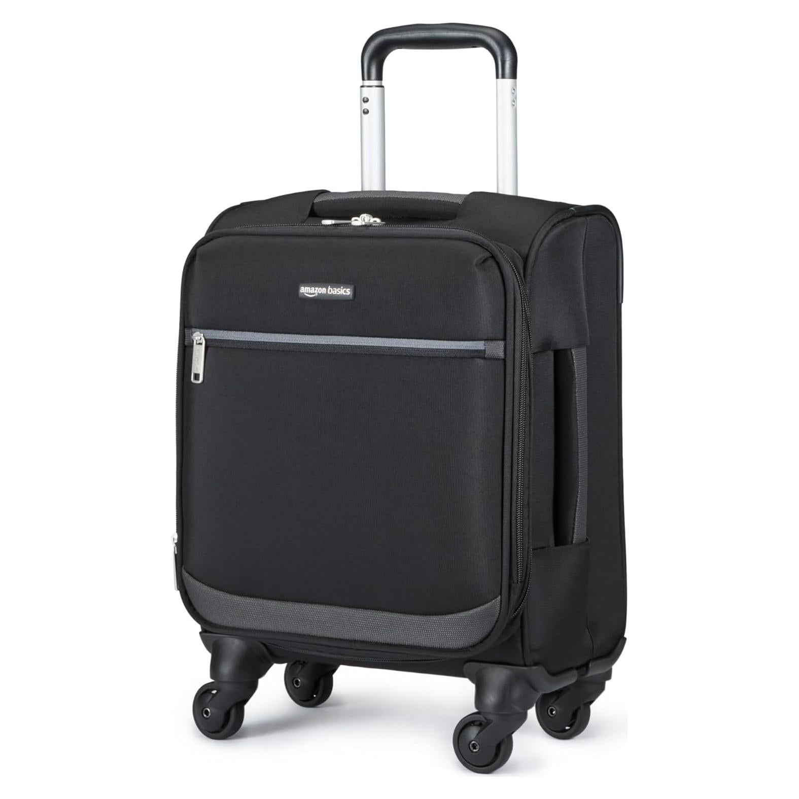 Maleta de Mano Amazon Basics 15" Expandible 21L Negra