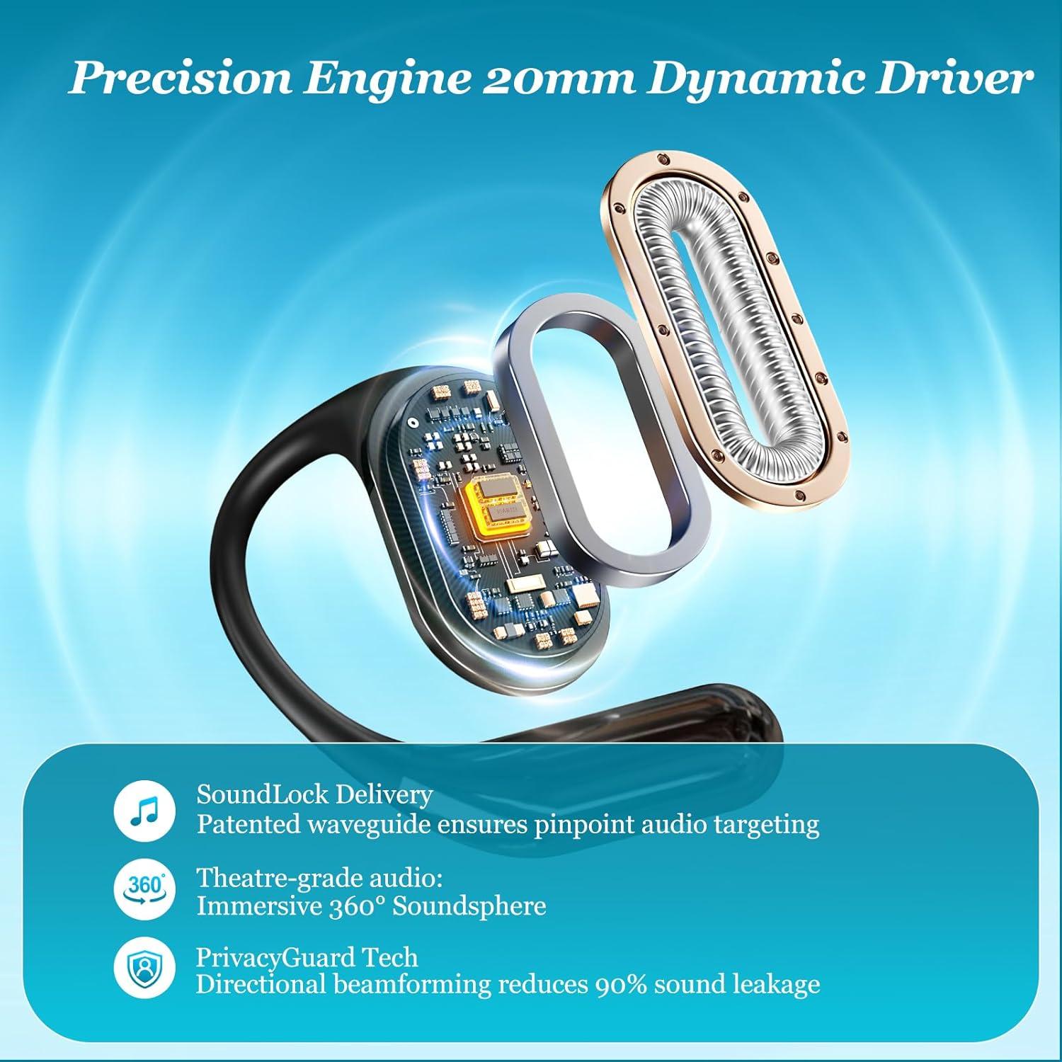 Auriculares Traductores Inalámbricos EKOTTOK 144 Idiomas Negro