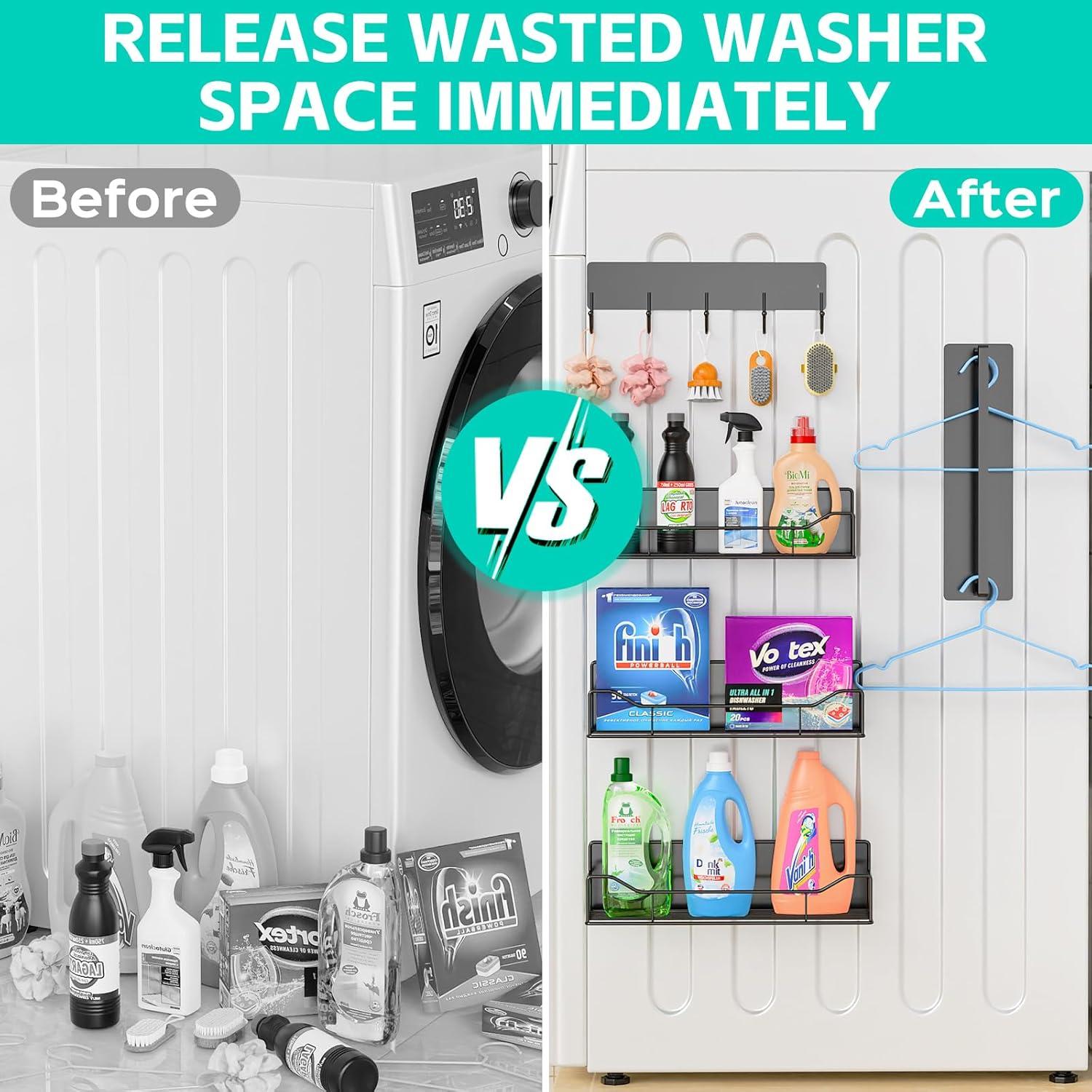 Estantes Magnéticos Multifuncionales JulktLli - 5 Piezas para Cocina y Lavandería