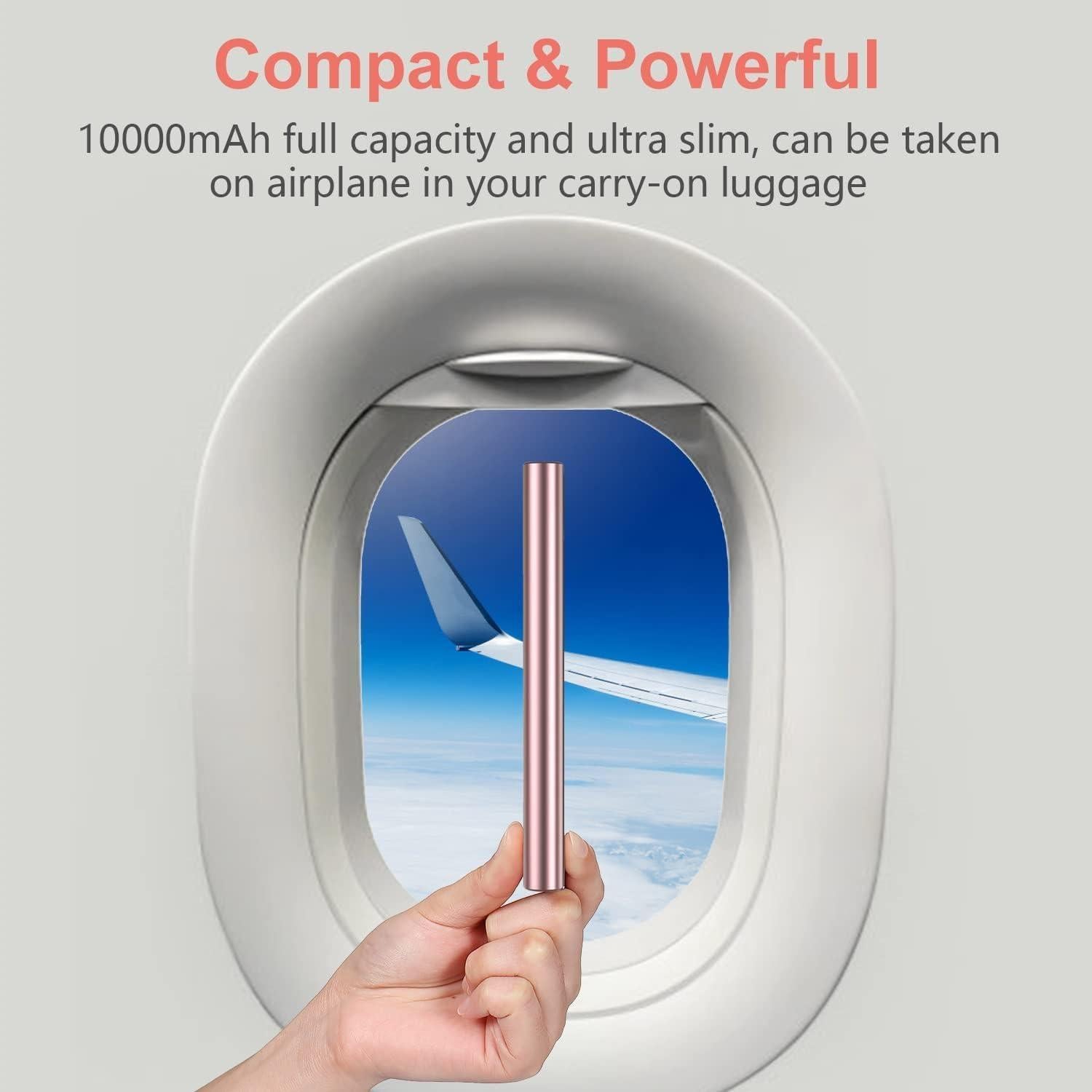 Banco de Energía Rosa 10000mAh Carga Rápida 20W BESTMARS