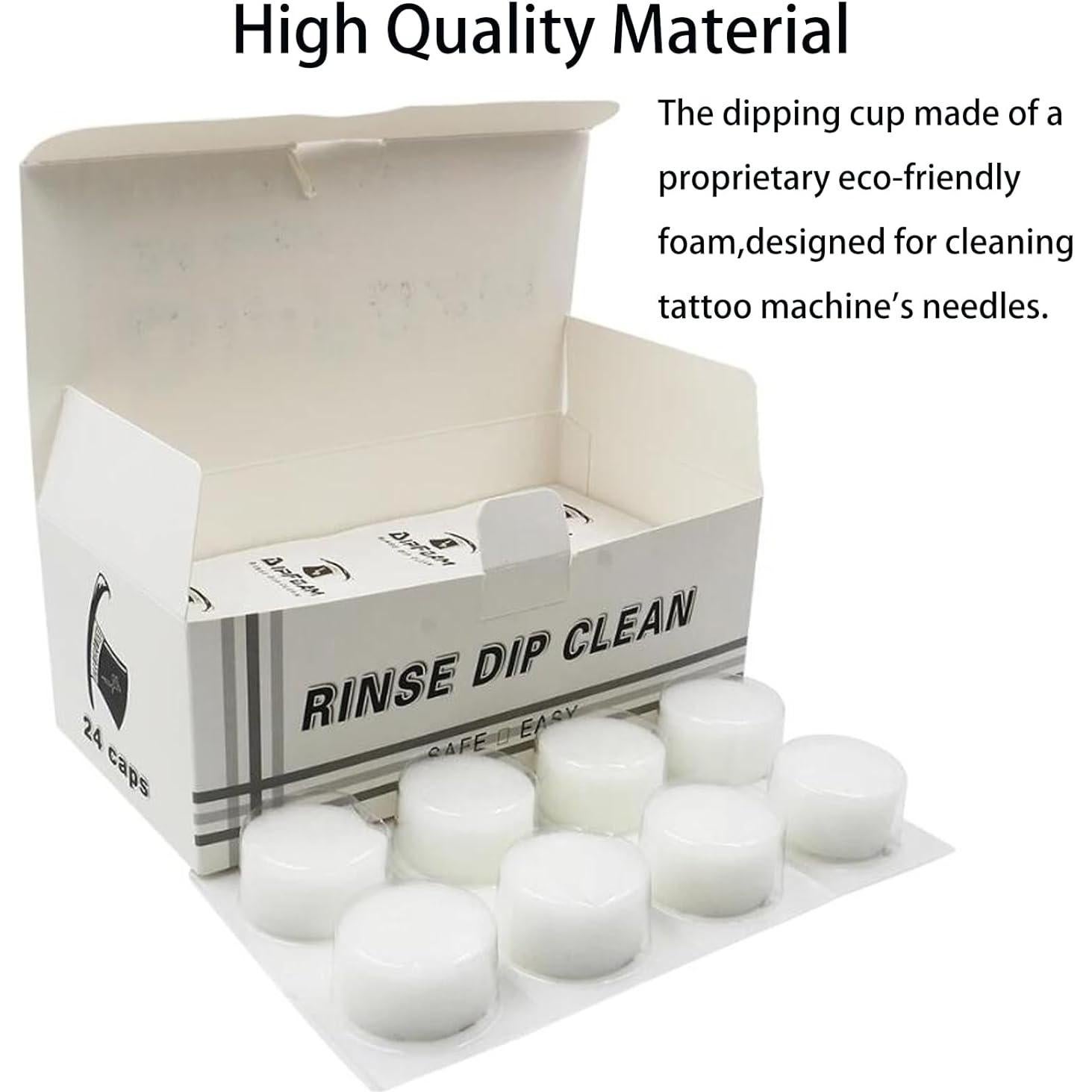 Espuma Dip para Tatuajes LXIANGN - 24 Piezas Desechables