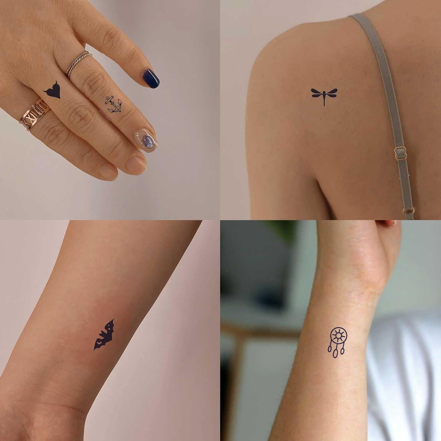 30 Hojas Tatuajes Temporales FUNTATTOO Impermeables 480 Diseños