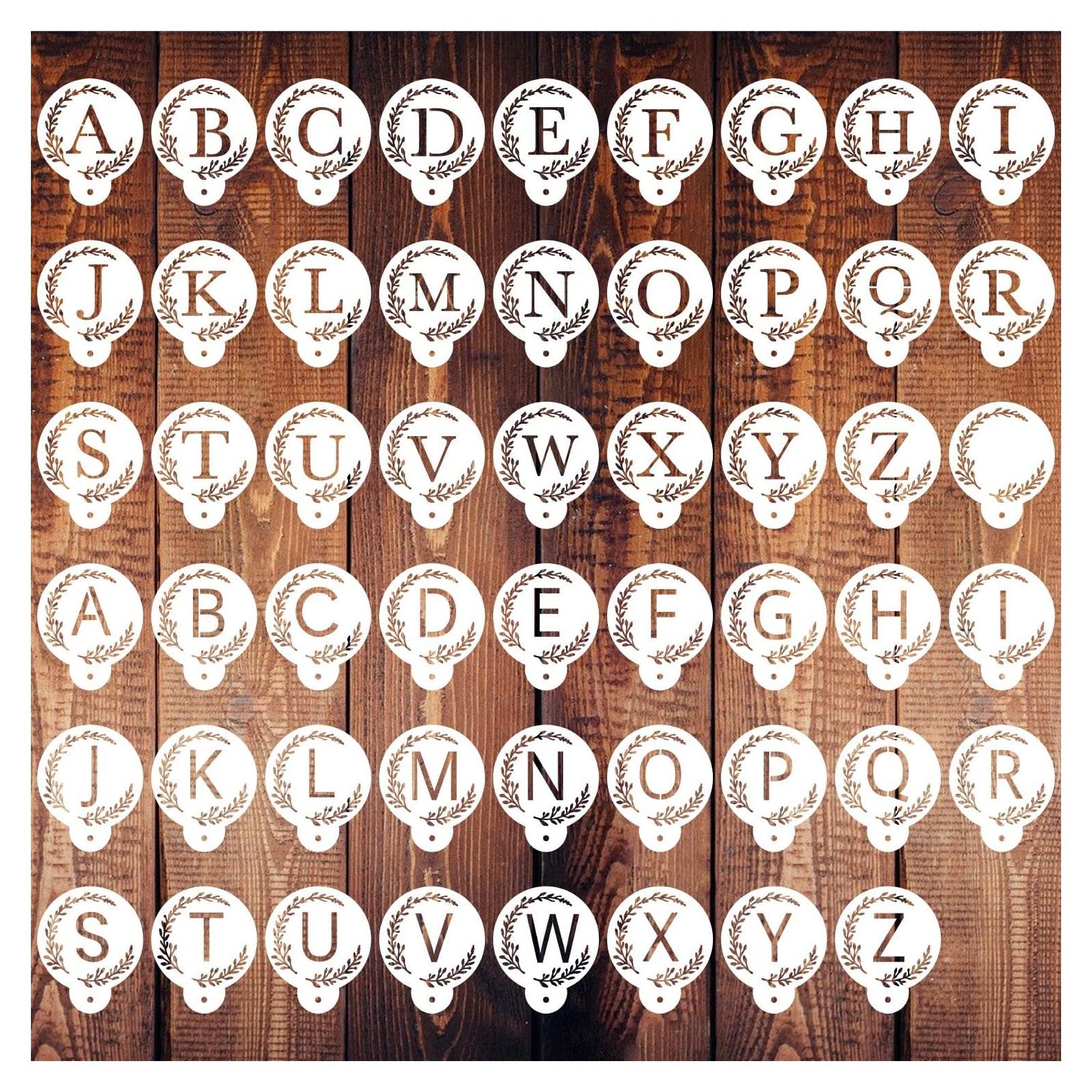 Plantillas de Letras para Galletas Doflyok, 53 Piezas, 9.14x7.62 cm