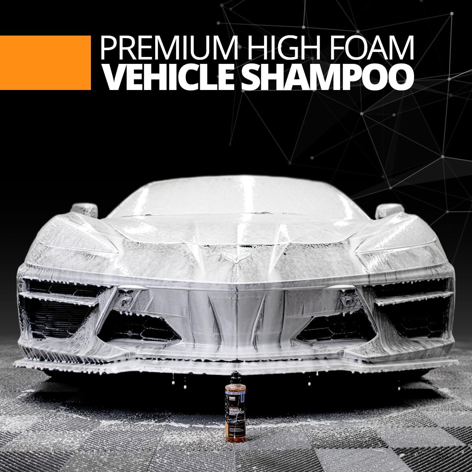 Champú Cerakote para Lavado de Autos 473 ml - Espuma Máxima