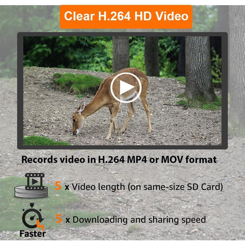 Cámara de Sendero GardePro A3S 64MP 1296p Visión Nocturna