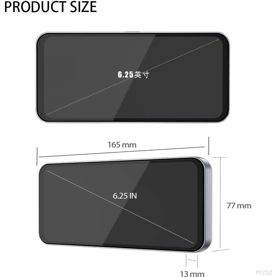 Sistema de Monitoreo de Punto Ciego PDZGZ 6.25" LCD Inalámbrico