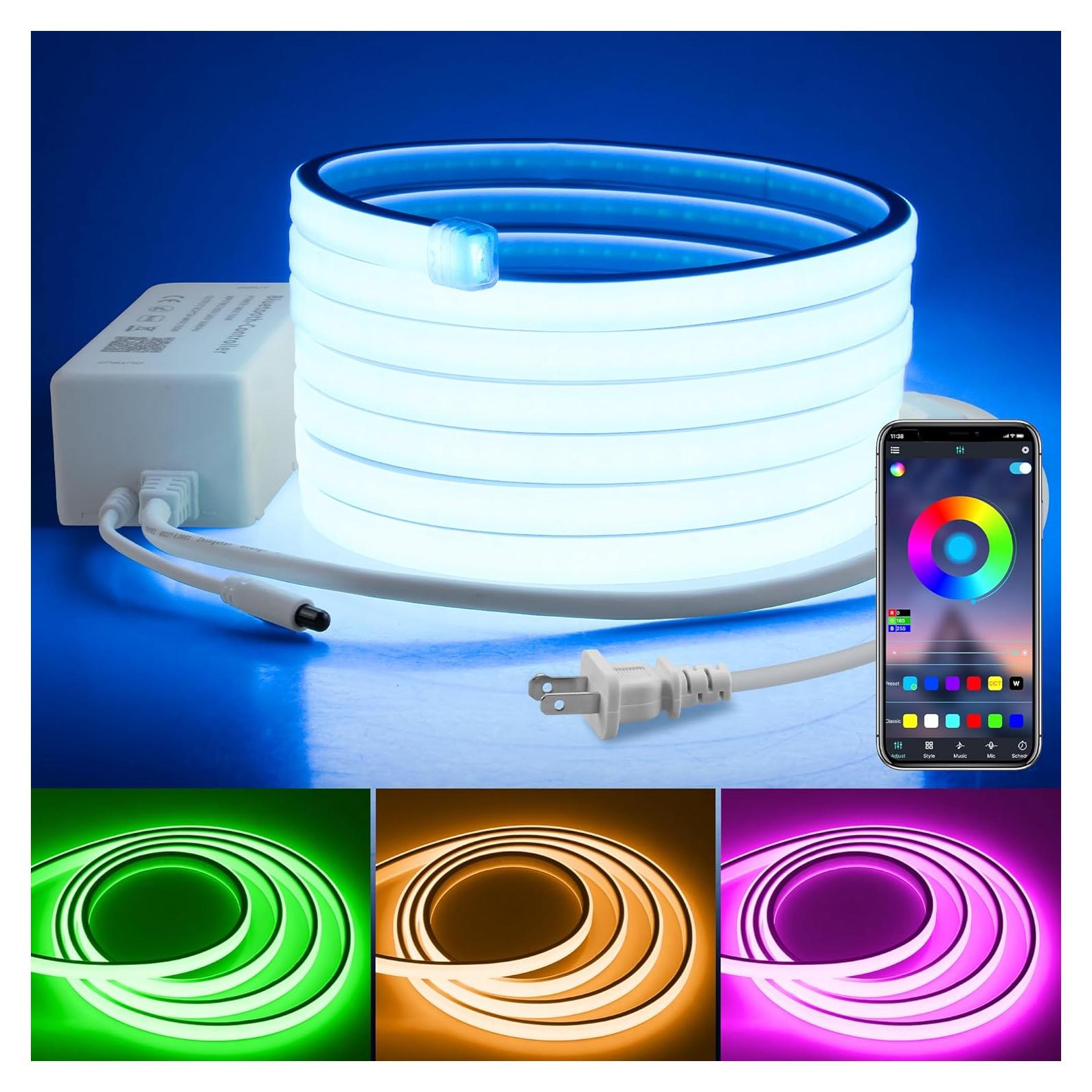 Luz de tira LED COB RGB 3M Shenzhen Samsion Regulable IP67
