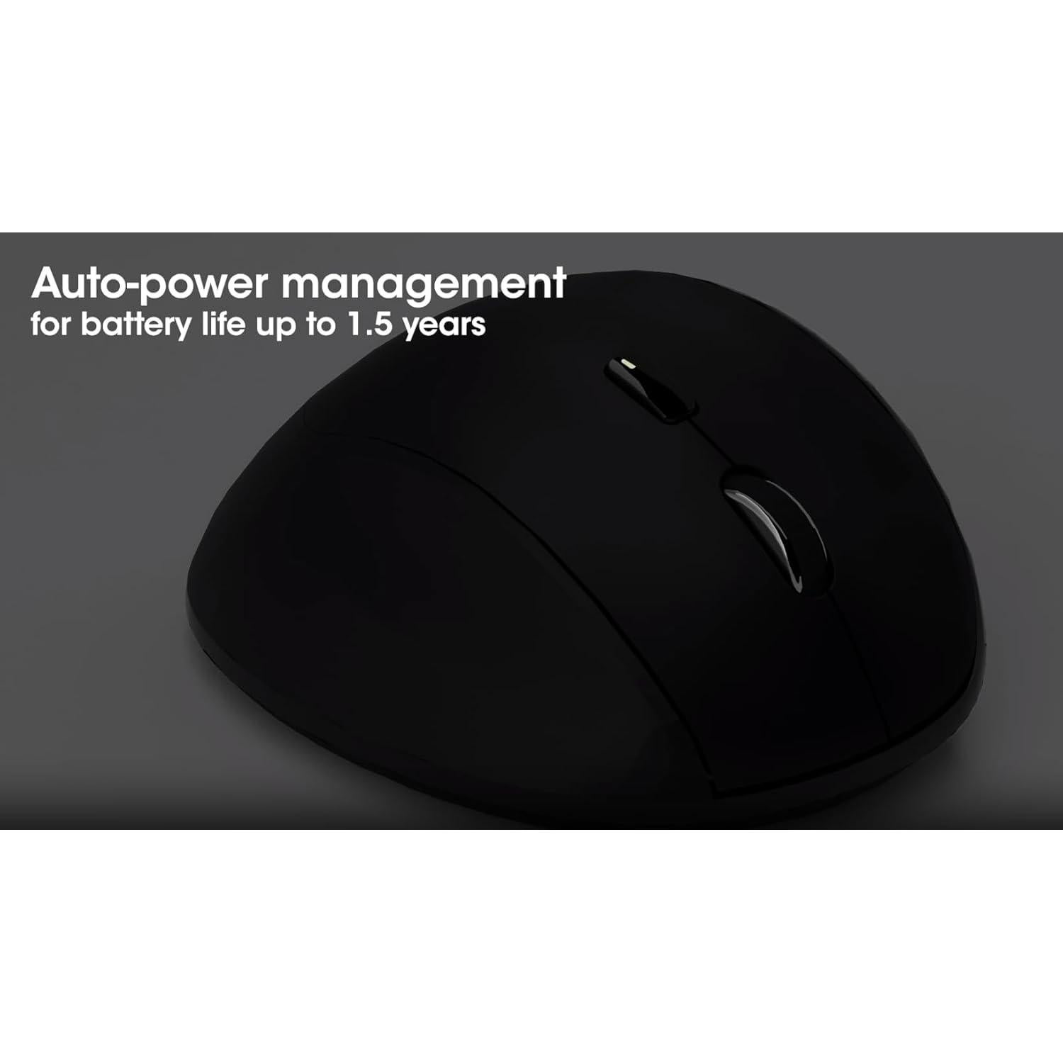 Ratón Ergonómico Inalámbrico Manhattan 2.4GHz 800/1600 dpi