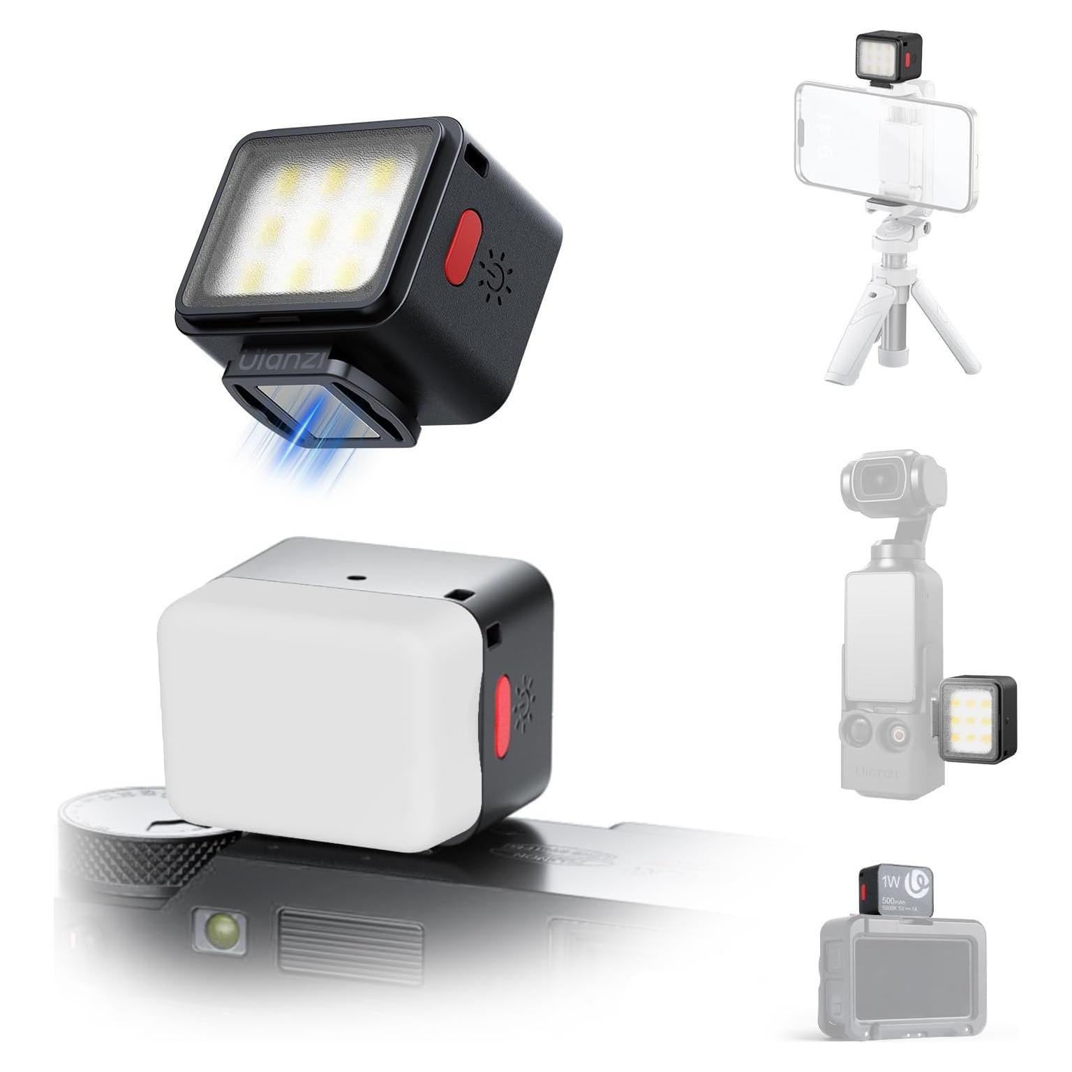 Luz LED Portátil ULANZI DG01 Mini Cube para Cámara y Vlogging