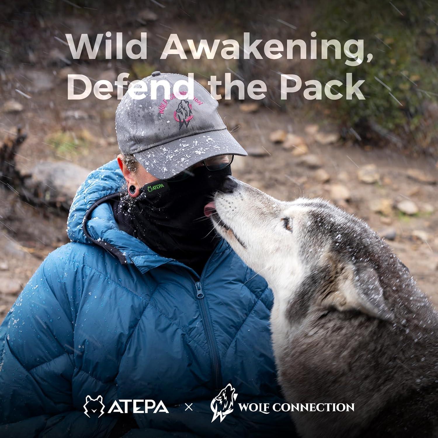 Saco de Dormir Usable ATEPA 3 en 1 Manta Poncho Negro