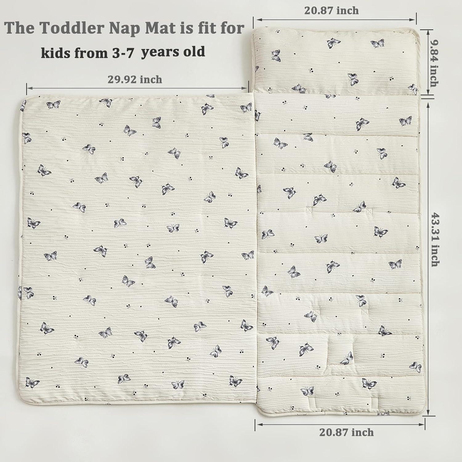 Colchoneta para Siesta Niños DuShow Mariposa 134x53 cm