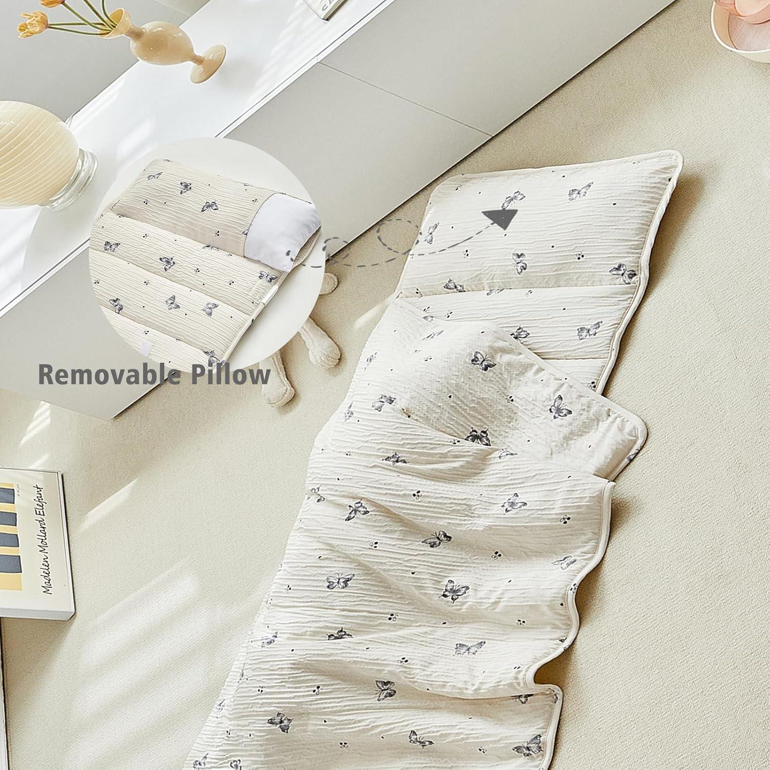 Colchoneta para Siesta Niños DuShow Mariposa 134x53 cm