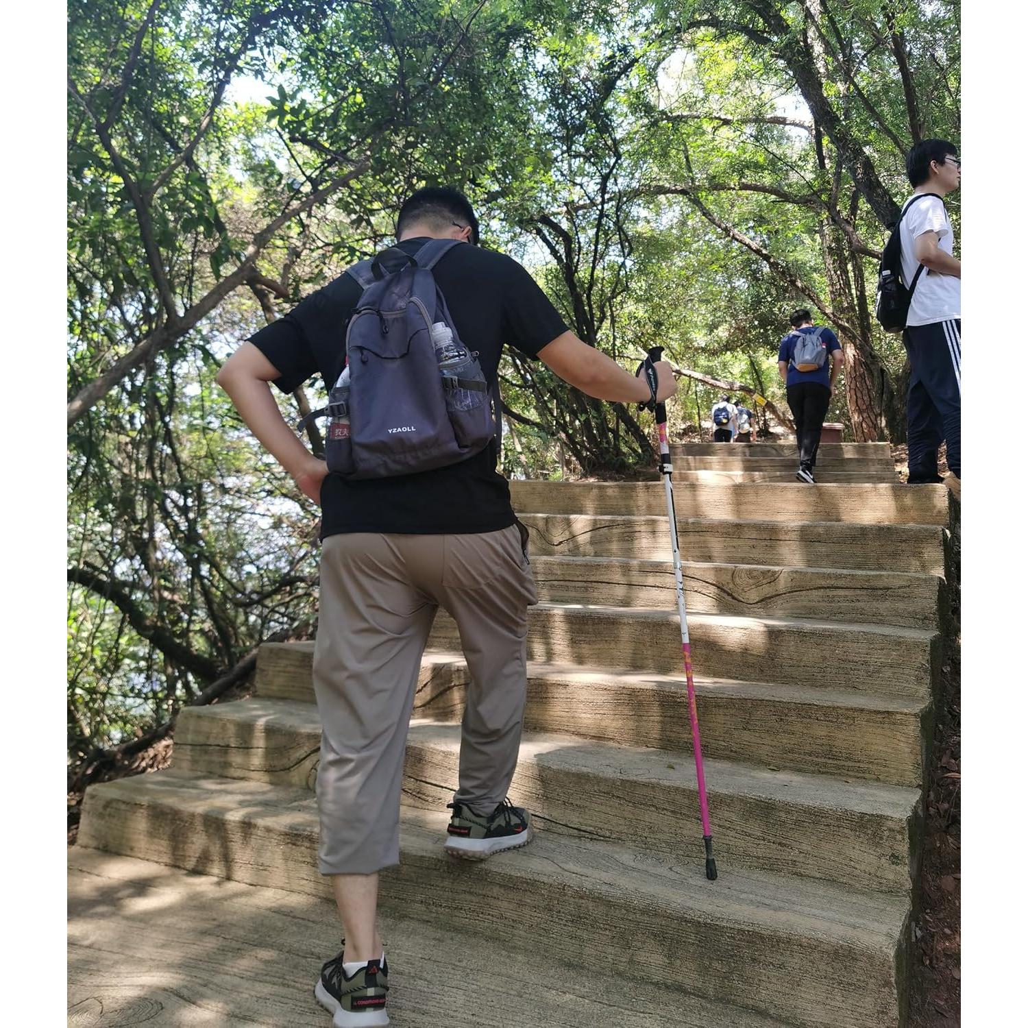 Mochila Plegable YZAOLL 20L Ligera Impermeable Negra