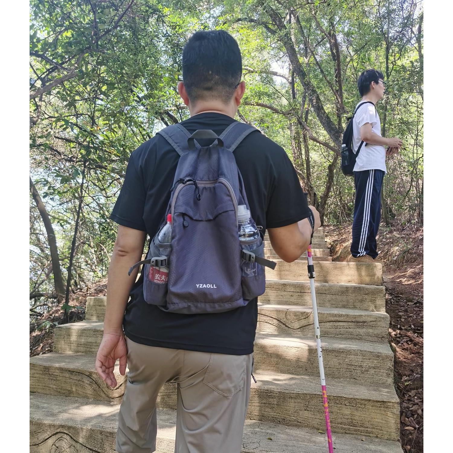 Mochila Plegable YZAOLL 20L Ligera Impermeable Negra