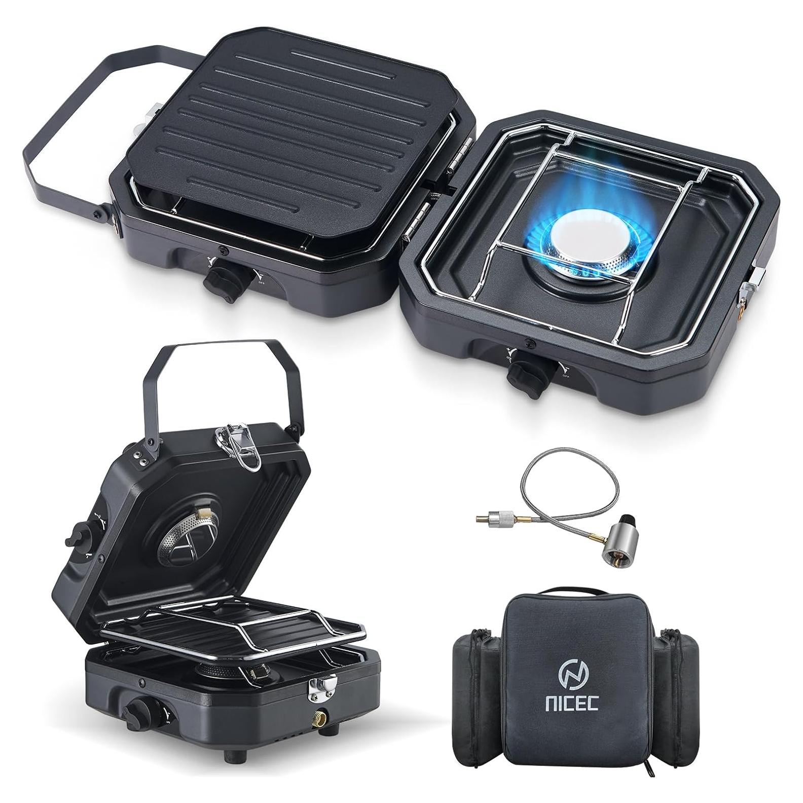 Estufa de Camping Propano Nice C 2 Quemadores 16,000 BTU