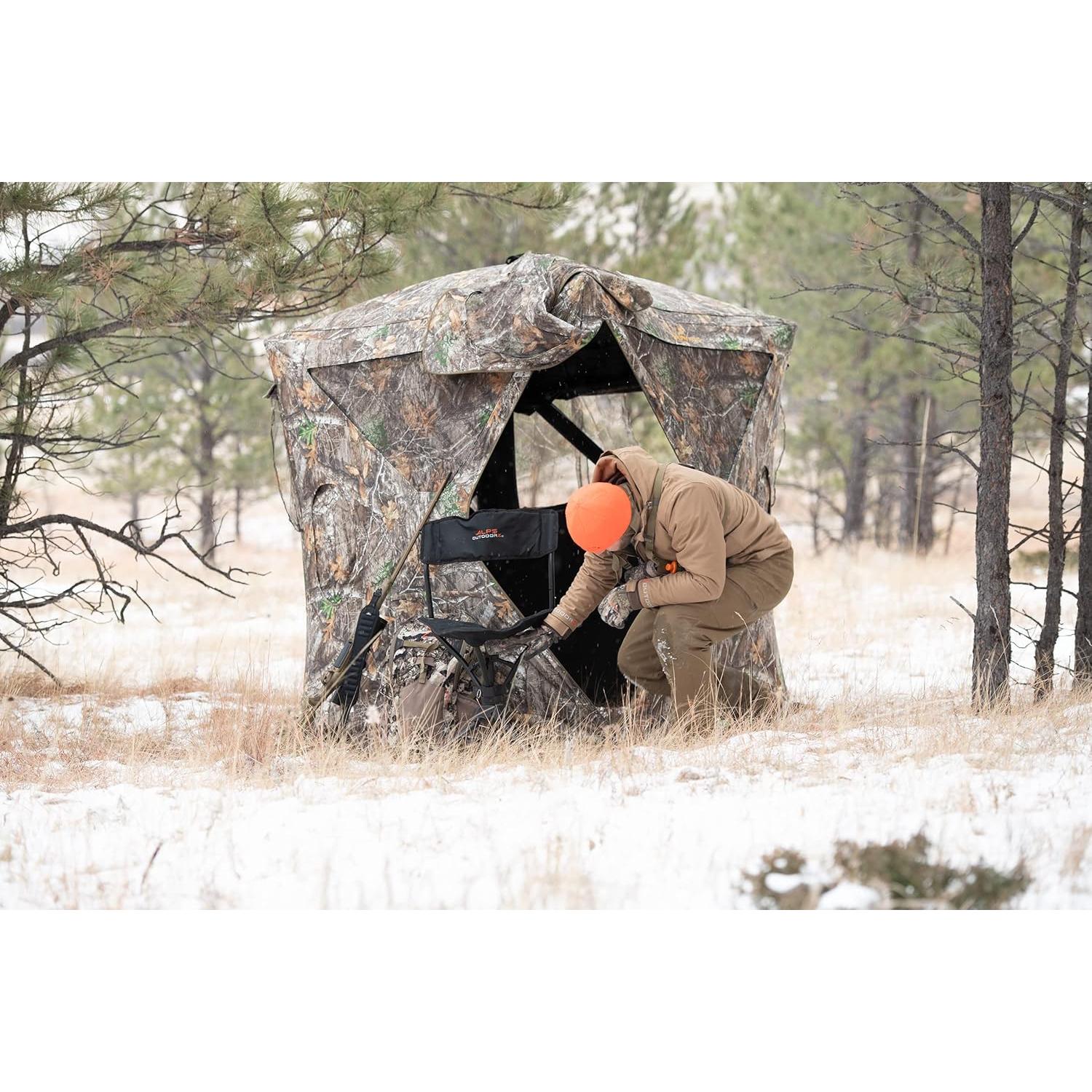 Taburete Giratorio ALPS OutdoorZ Triad - 136 kg - Negro