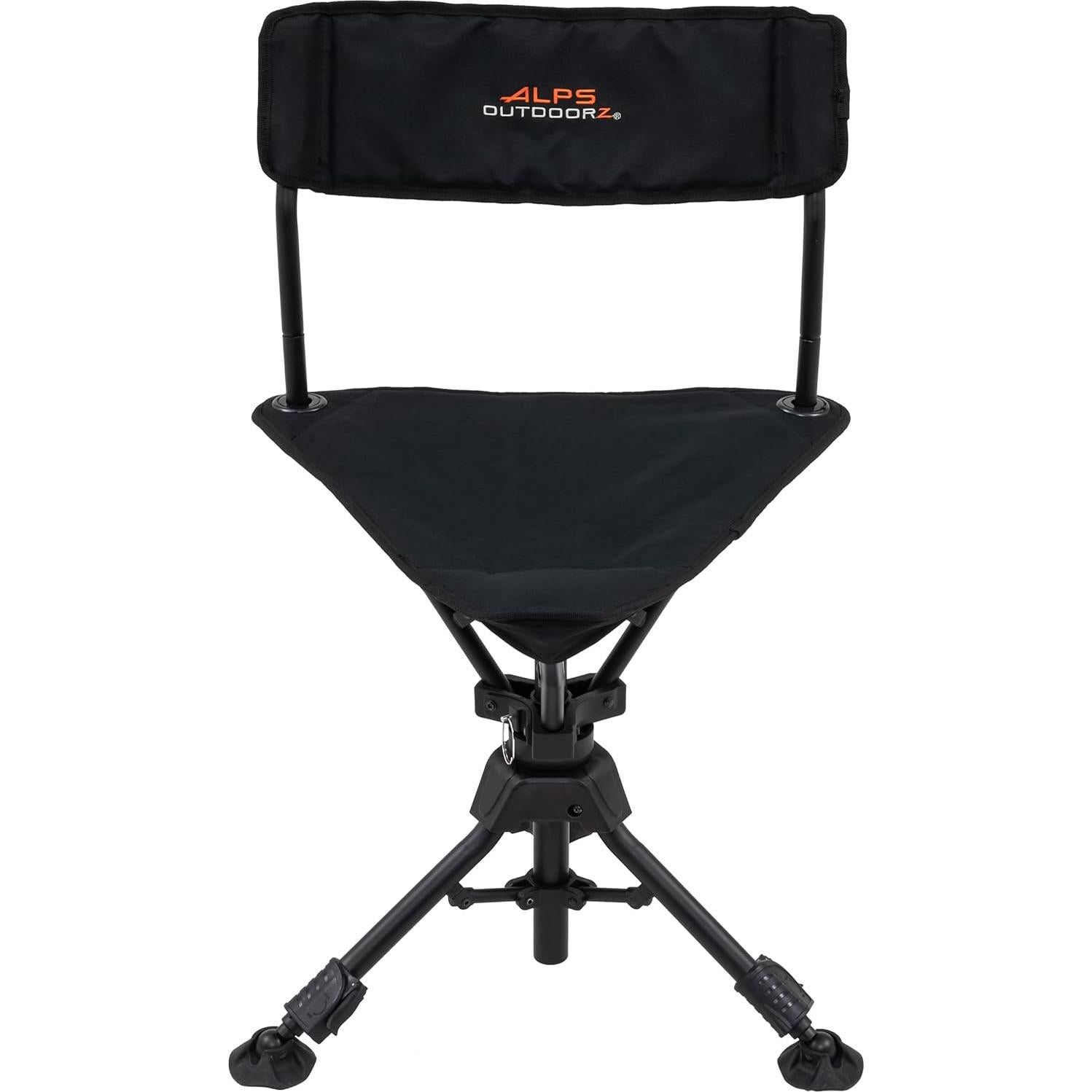 Taburete Giratorio ALPS OutdoorZ Triad - 136 kg - Negro