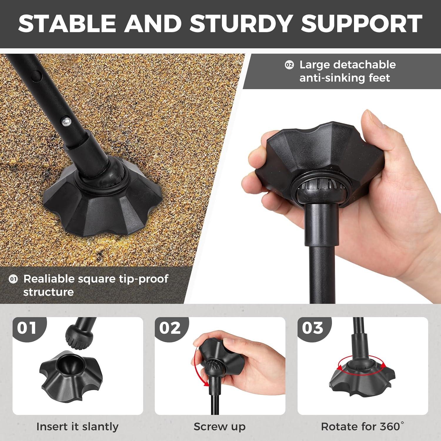 Silla de Camping ATEPA UFO3.0 Plegable Extra Ancha 150kg