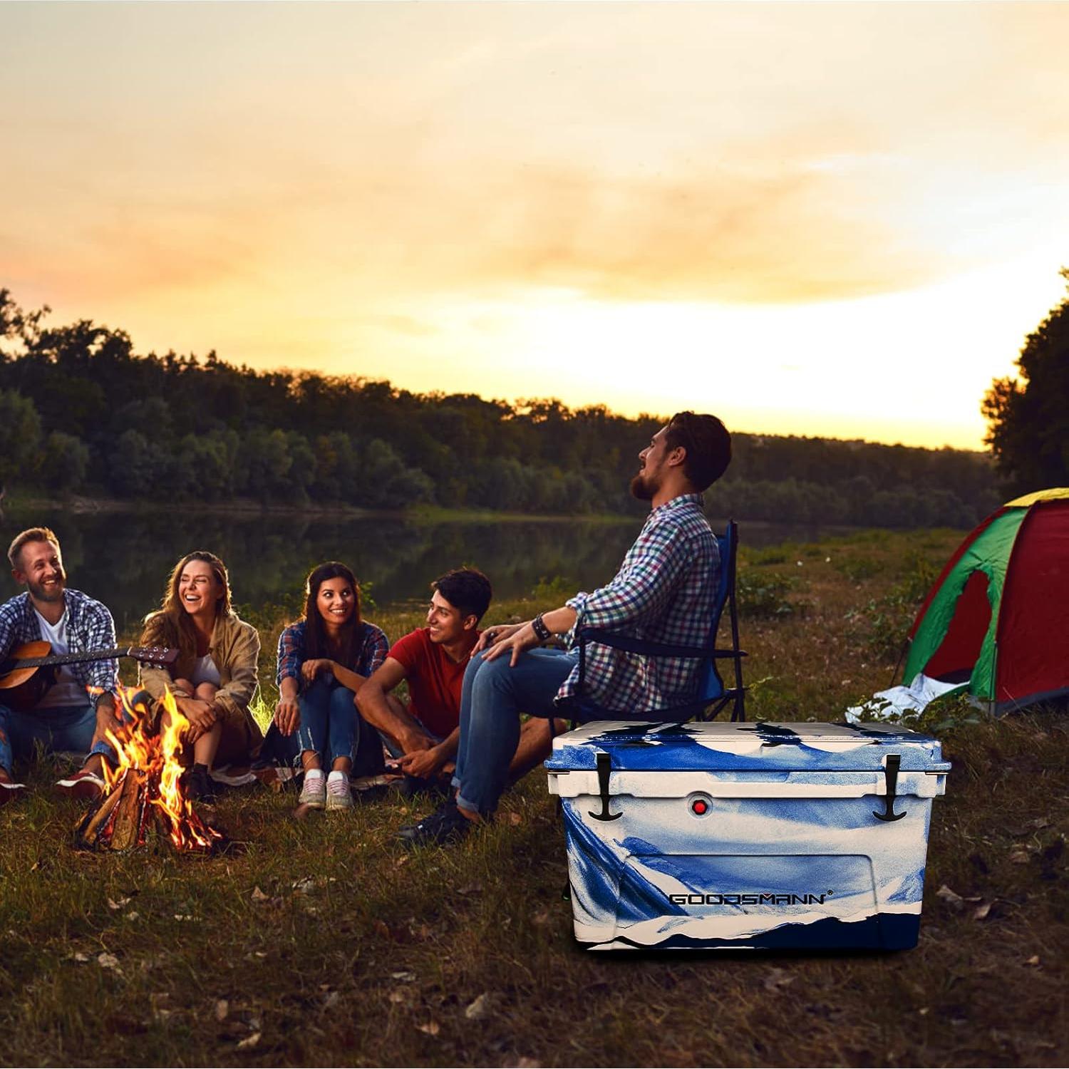 Enfriador de Camping GOODSMANN 70 QT Camuflaje Aislado