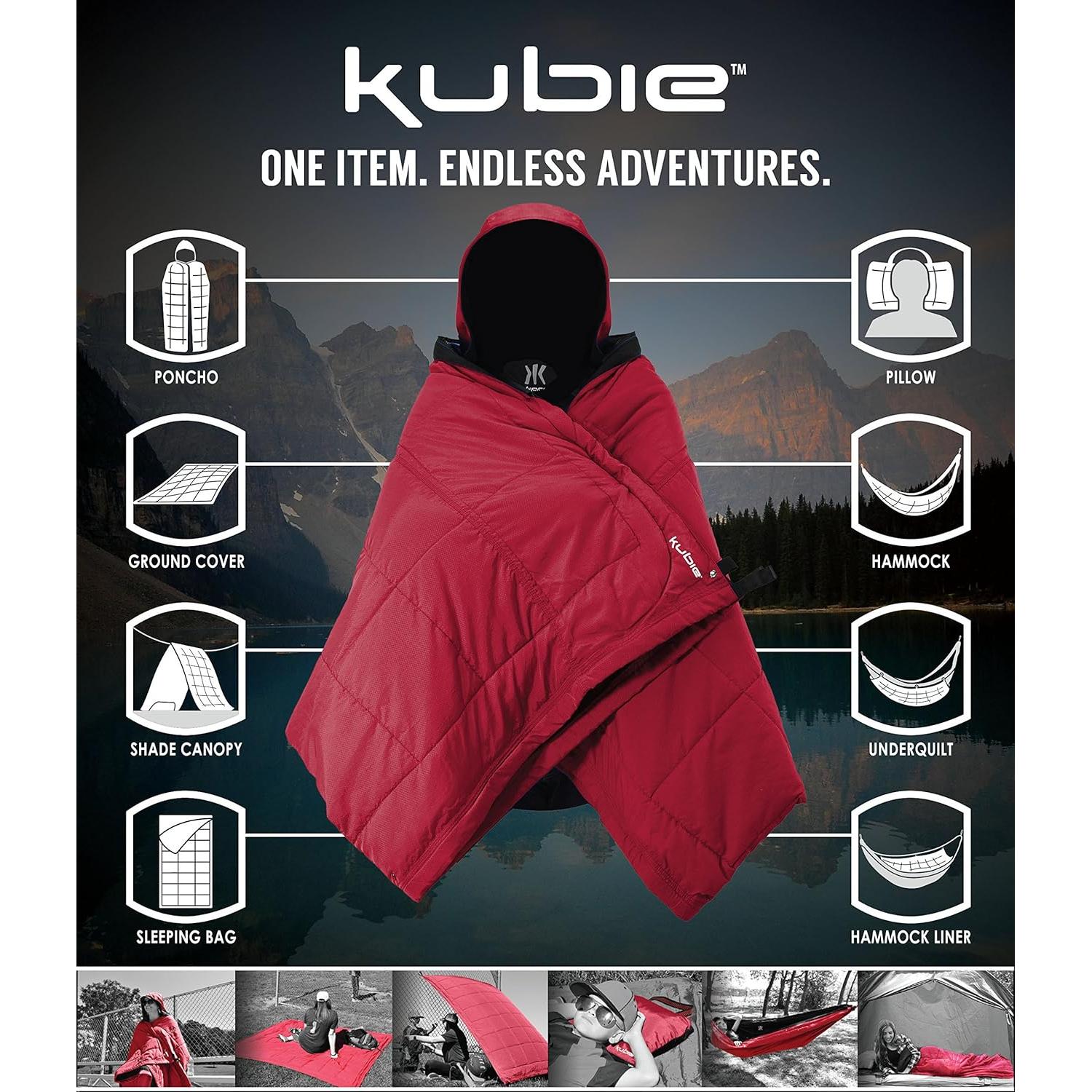 Hamaca Portátil Kijaro Kubie 10-en-1 Nylon Aislante Camping
