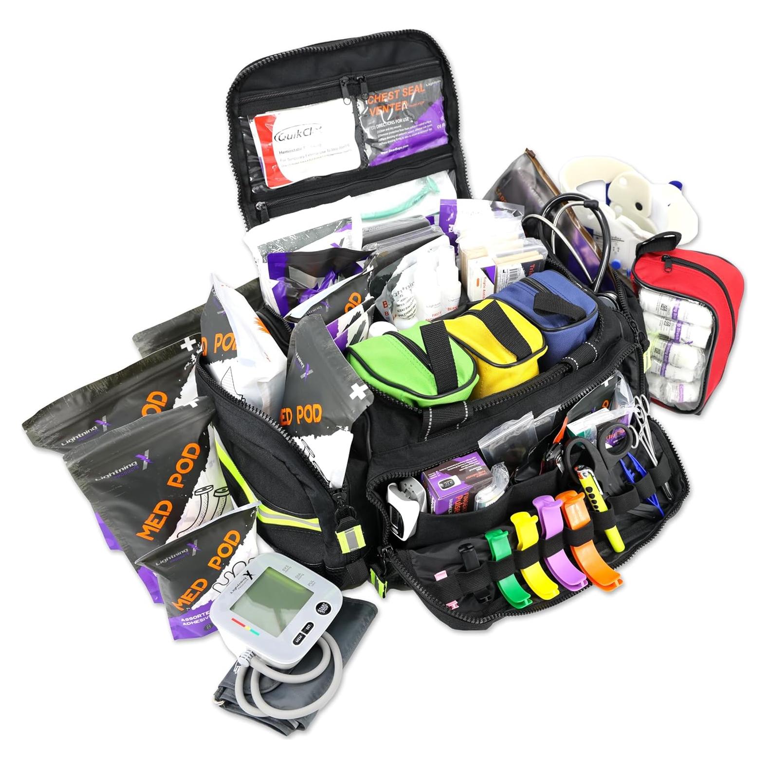 Bolsa Médica Modular de Trauma Lightning X MB35 - Negro