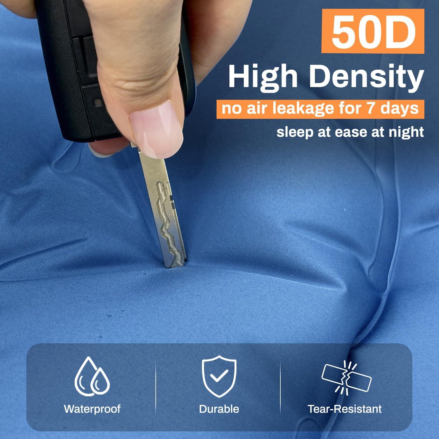 Colchón Inflable Doble Oramoose 15 cm con Almohada y Bomba