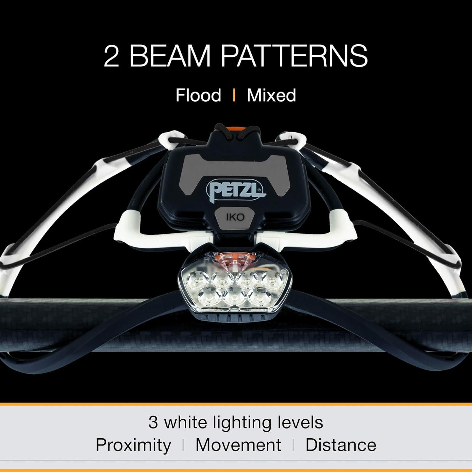 Linterna Frontal PETZL IKO LED 350 Lúmenes Ultraligera