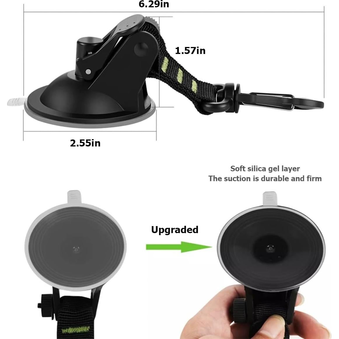 4 Ventosas de Alta Resistencia AICEL para Camping y Coche