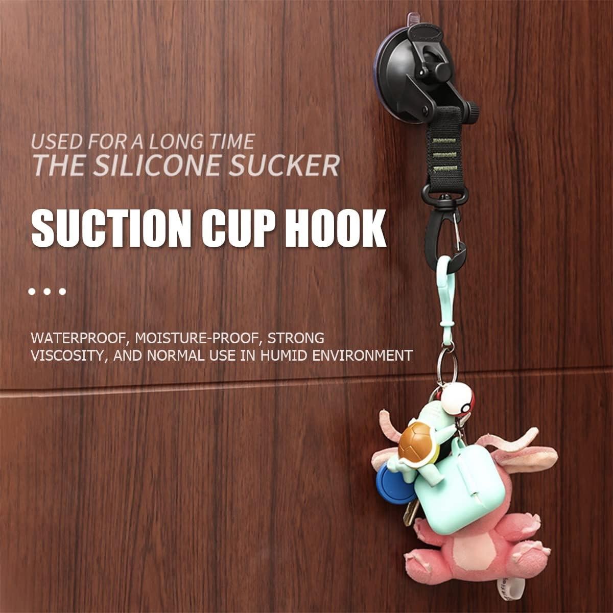 4 Ventosas de Alta Resistencia AICEL para Camping y Coche