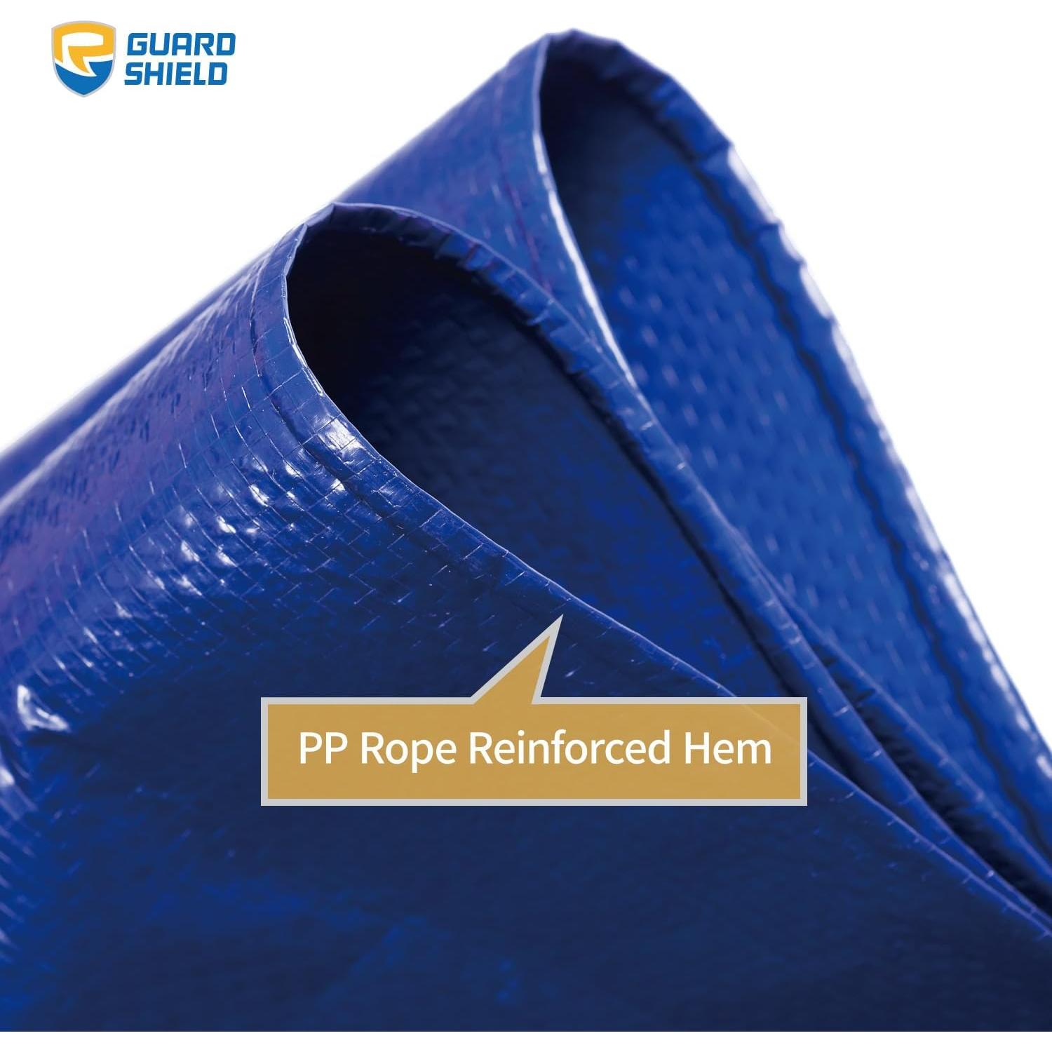 Lona Impermeable GUARD SHIELD 16x6.1m Azul/Plata 8mil