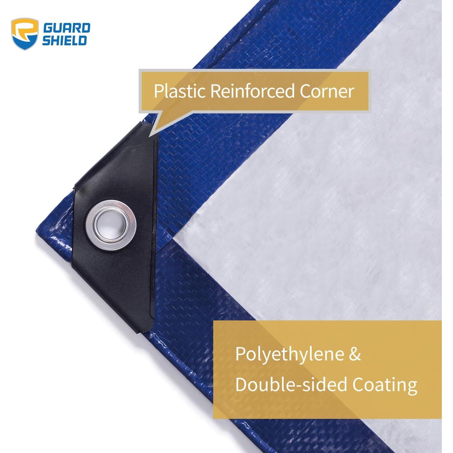 Lona Impermeable GUARD SHIELD 16x6.1m Azul/Plata 8mil