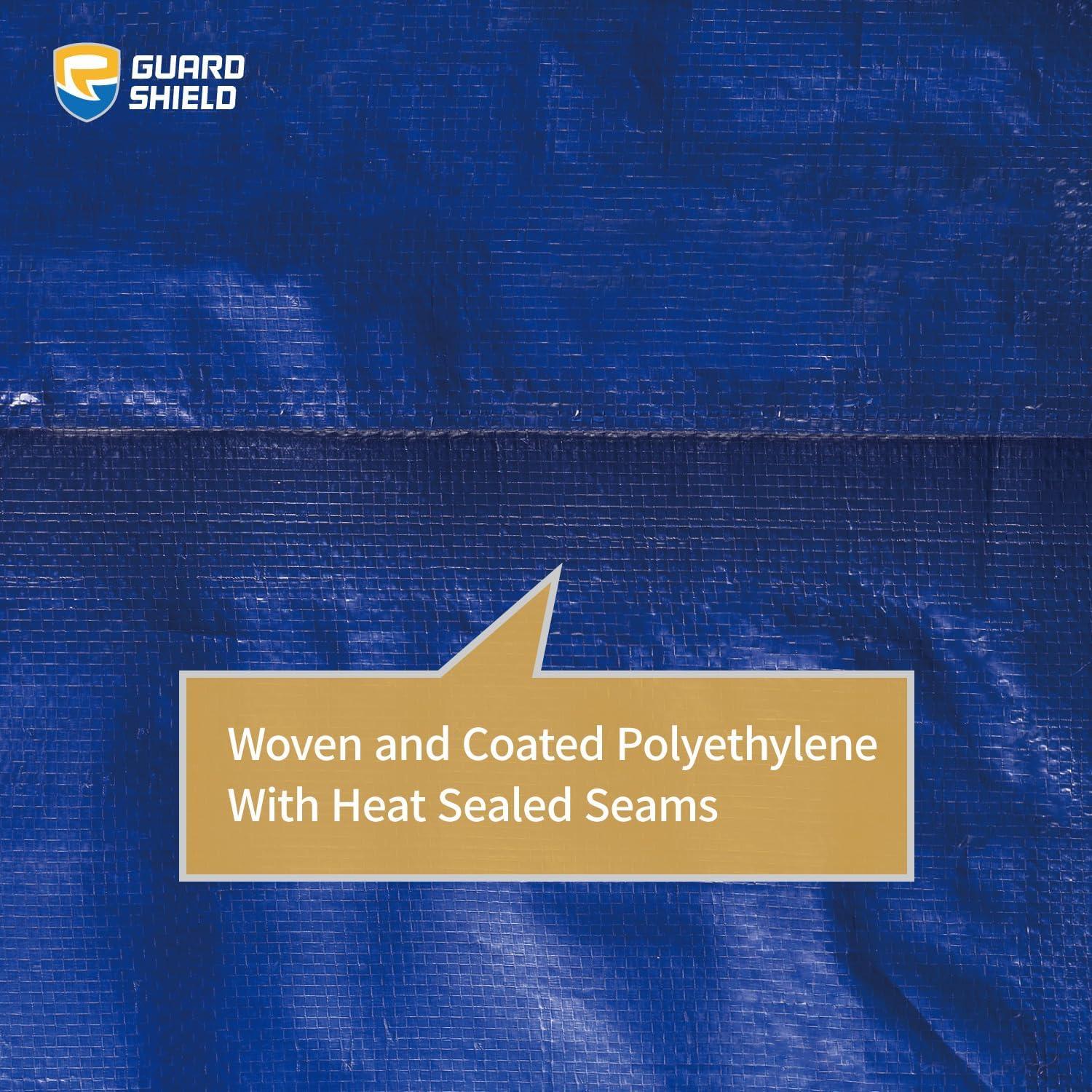 Lona Impermeable GUARD SHIELD 16x6.1m Azul/Plata 8mil