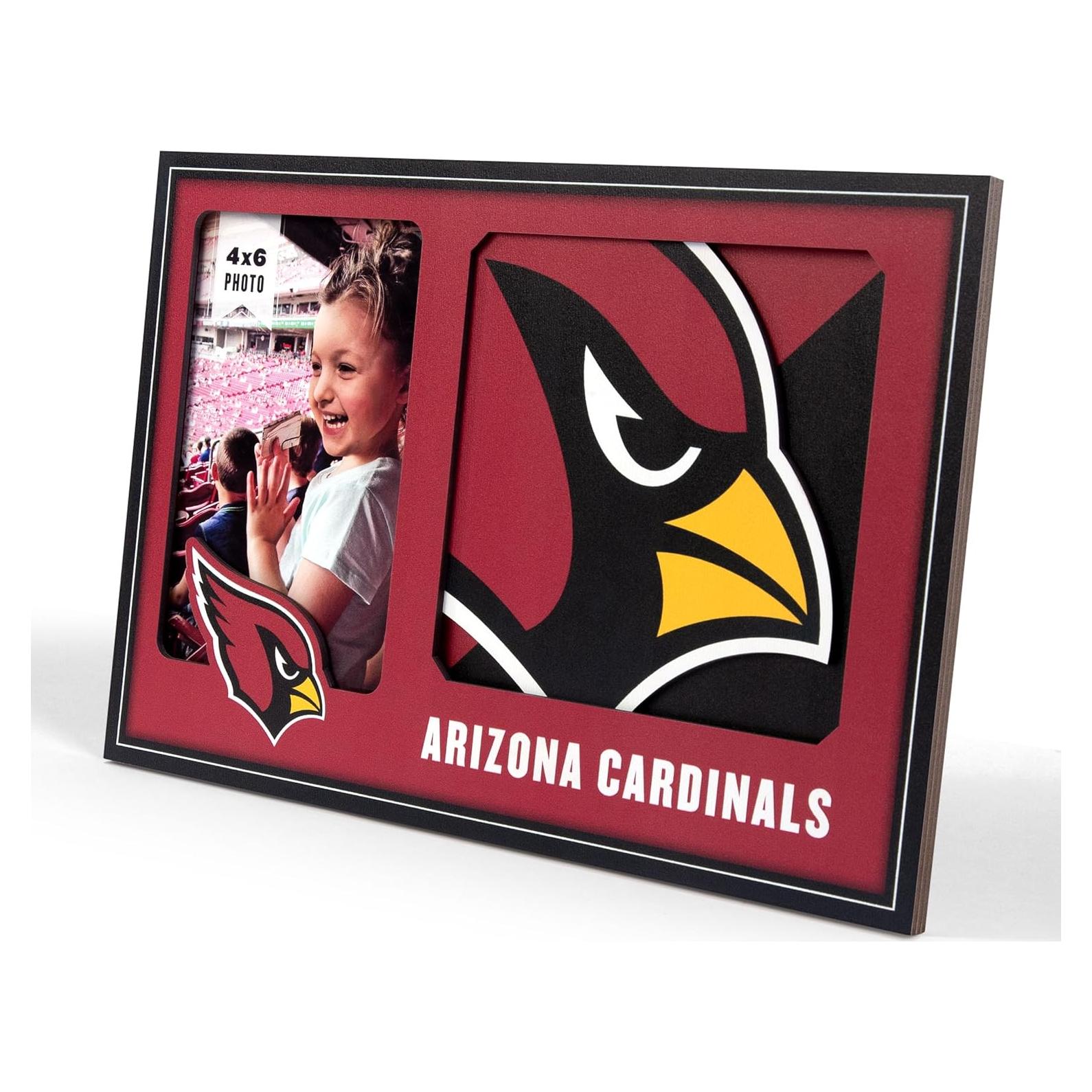 Marco de Foto 3D YouTheFan Cardenales de Arizona 30.48x20.32 cm