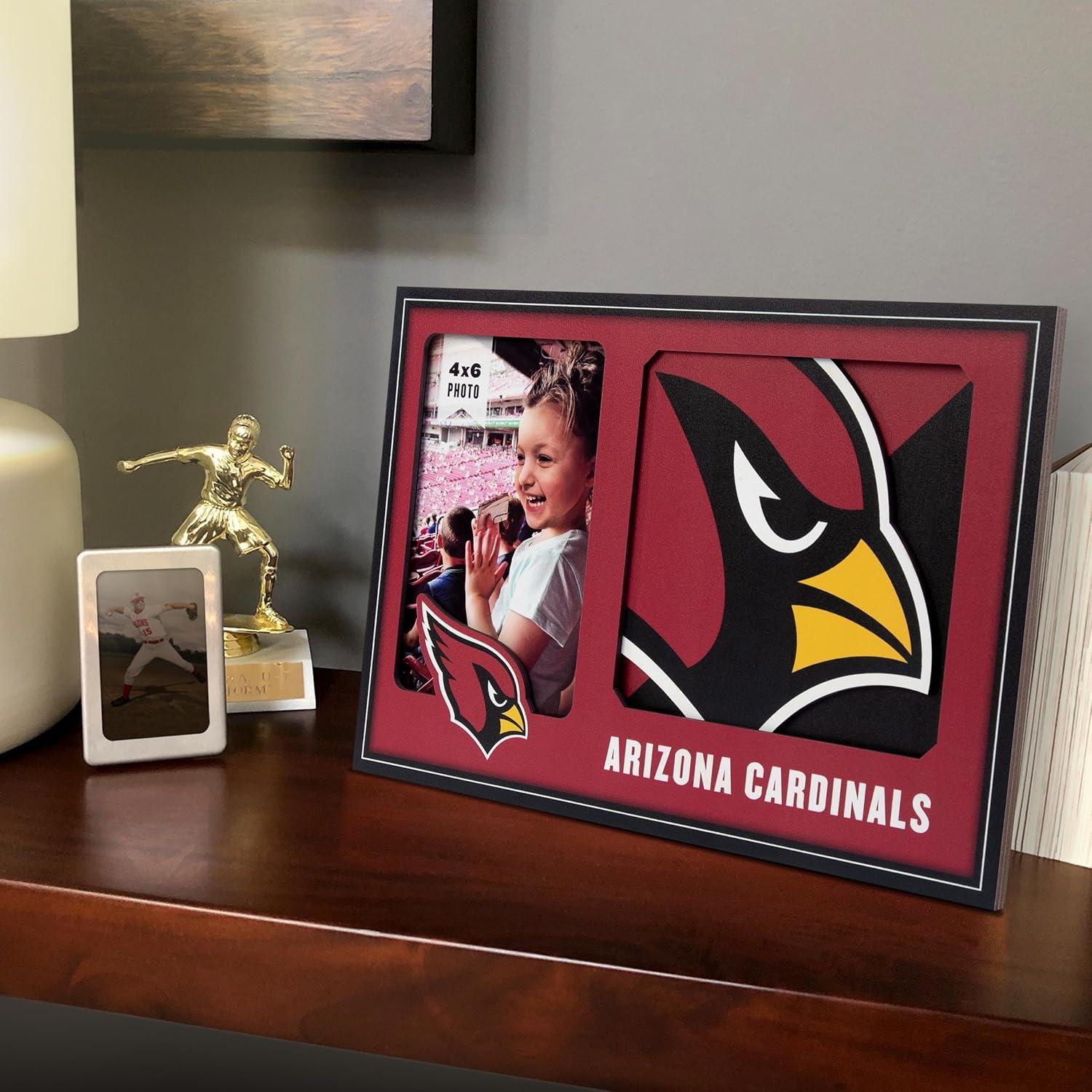 Marco de Foto 3D YouTheFan Cardenales de Arizona 30.48x20.32 cm