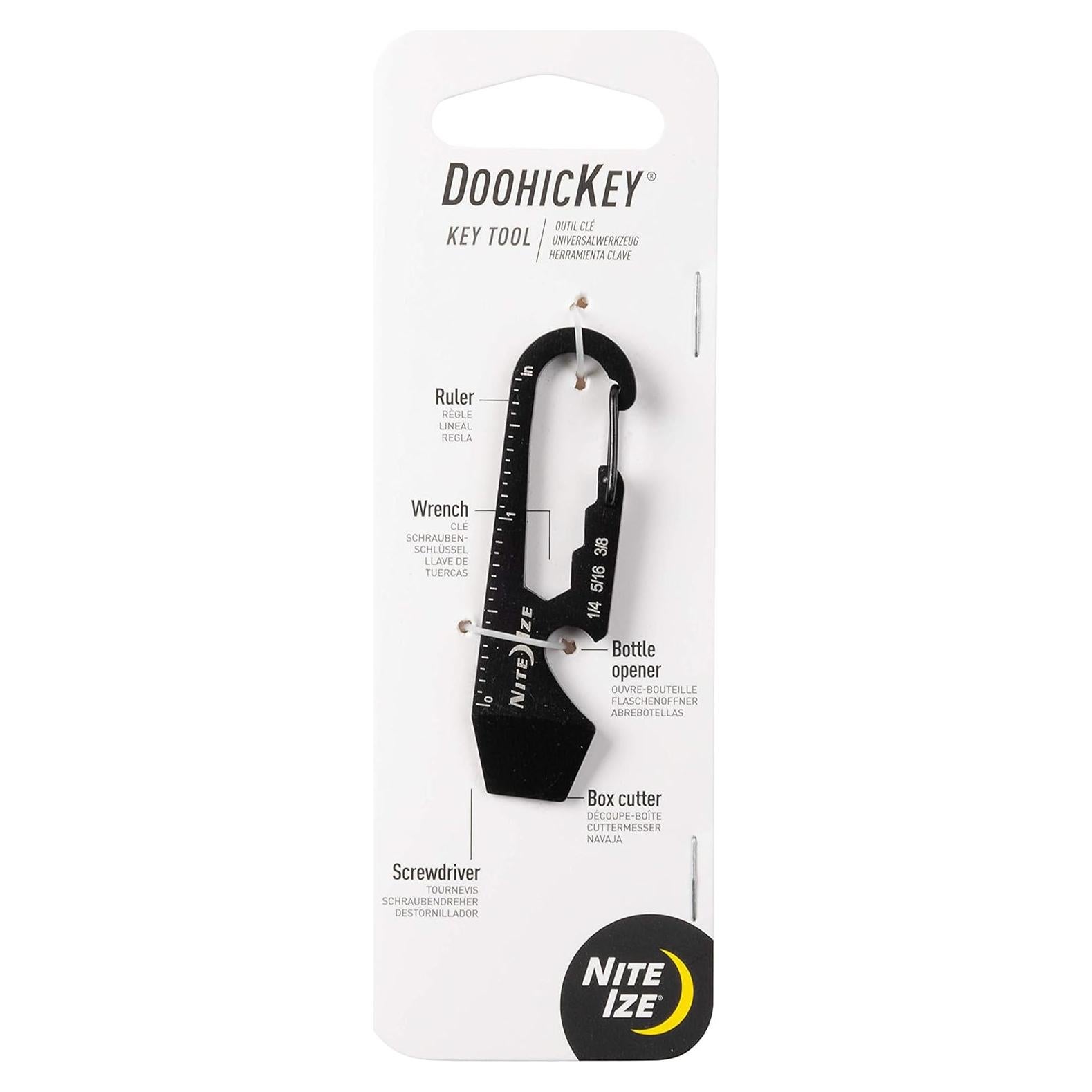 Nite Ize DoohicKey Multi Herramienta 5-en-1 Acero Inoxidable