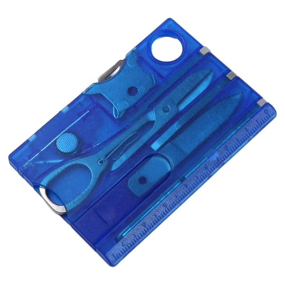 Tarjeta de Herramienta Multiusos 12 en 1 Genérico Azul