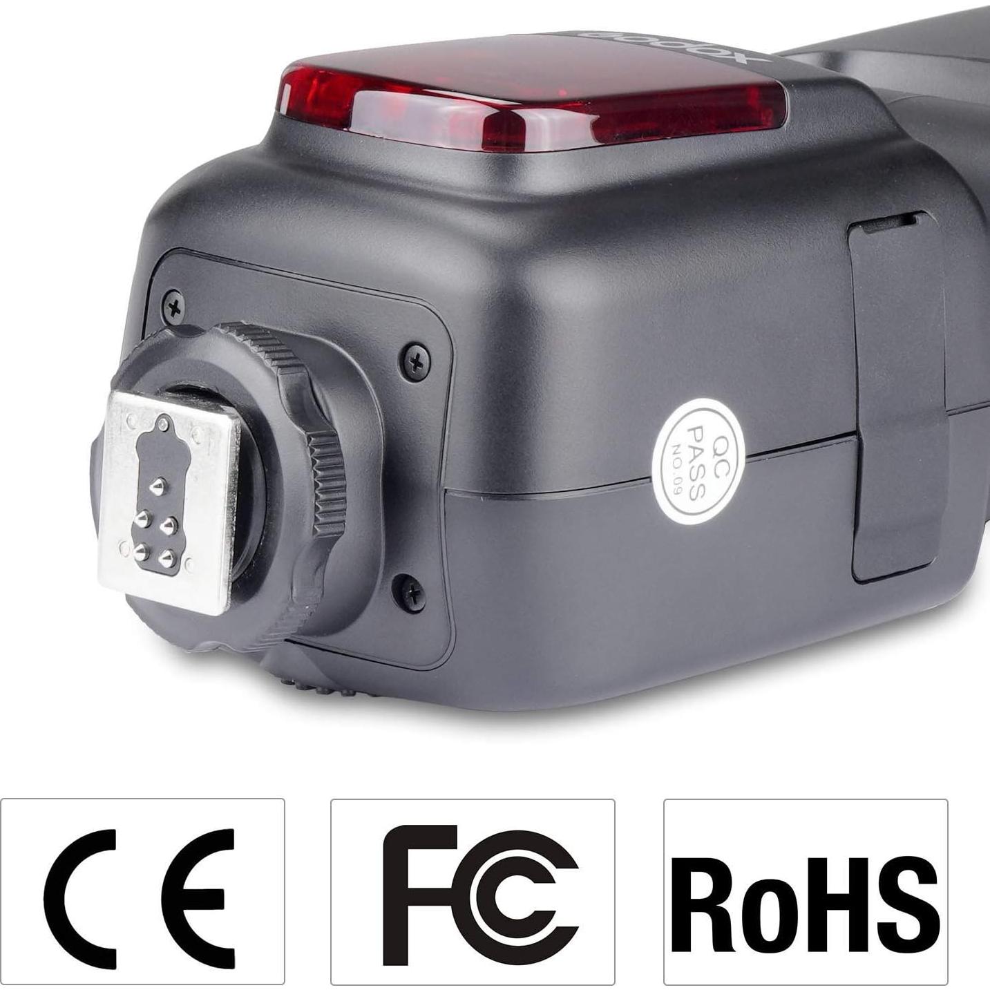 Flash Godox V860II-C E-TTL para Canon - GN60, 1.5s Reciclaje