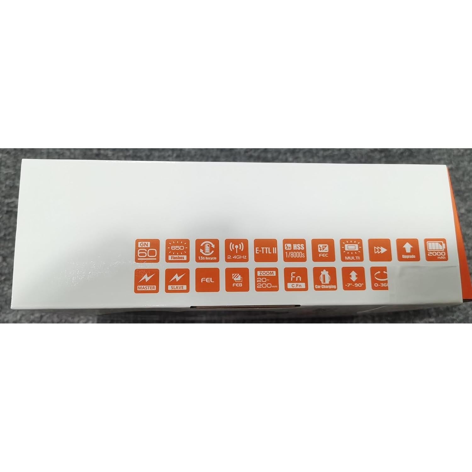 Flash Godox V860II-C E-TTL para Canon - GN60, 1.5s Reciclaje