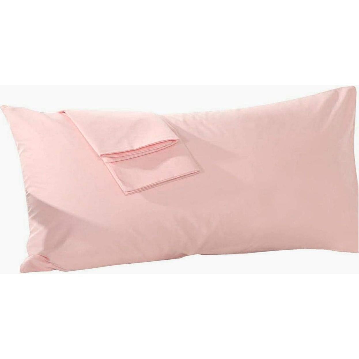 Set de 2 Fundas de Almohada de Viaje 30x41 cm Algodón Egipcio