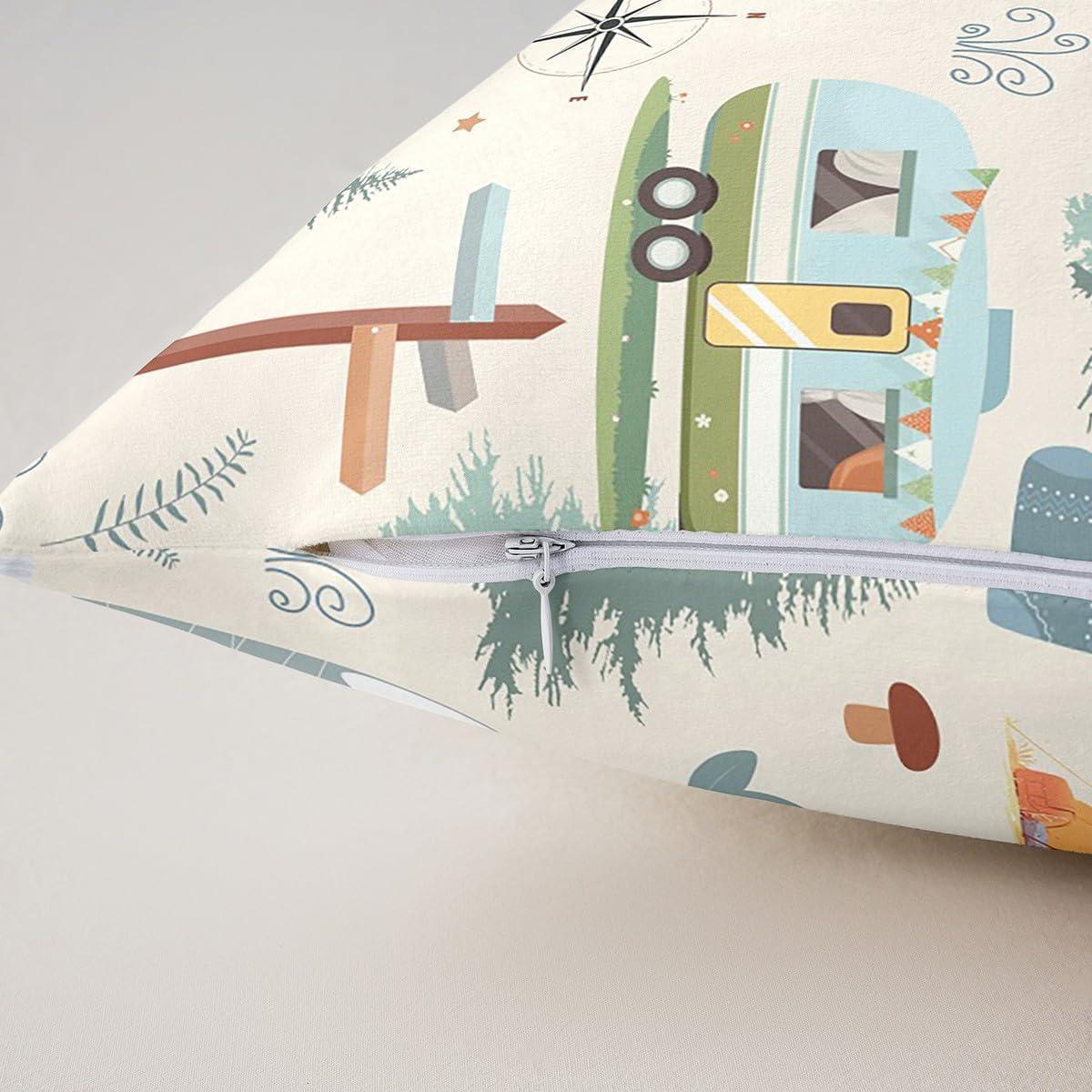 Erosebridal Fundas de Cojín Cuadradas 40.64 cm Set de 2