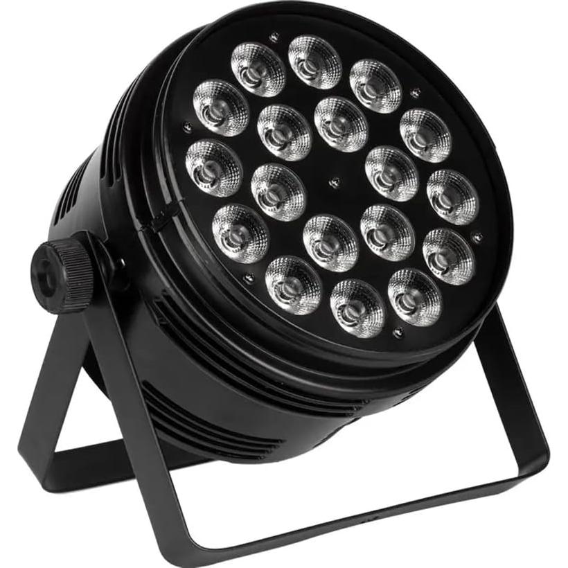 Luz de Escenario Monoprice 18x 10W RGBW Flat Par 180W