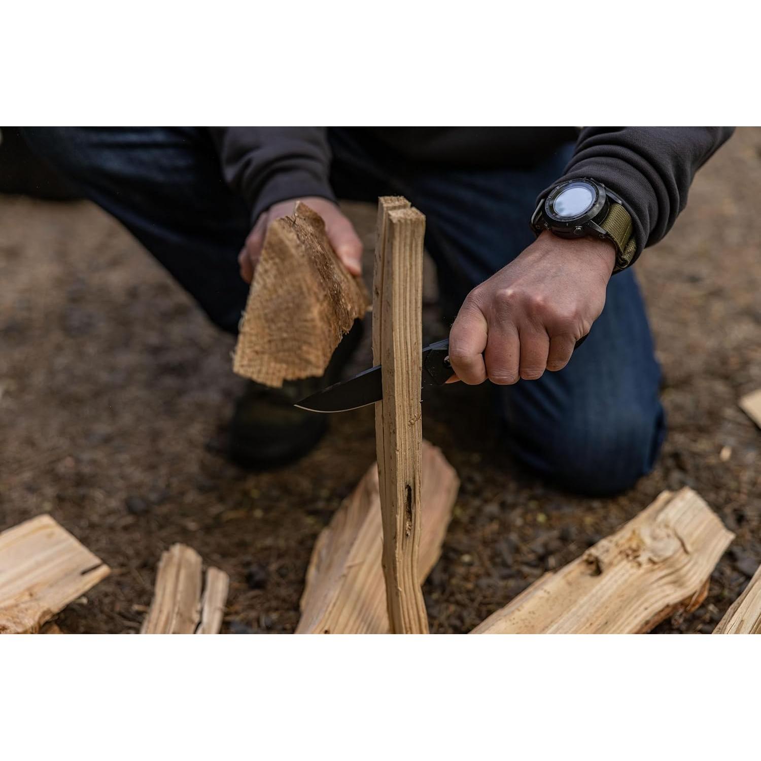 Cuchillo Táctico de Supervivencia Gerber Terracraft Negro 23.1 cm