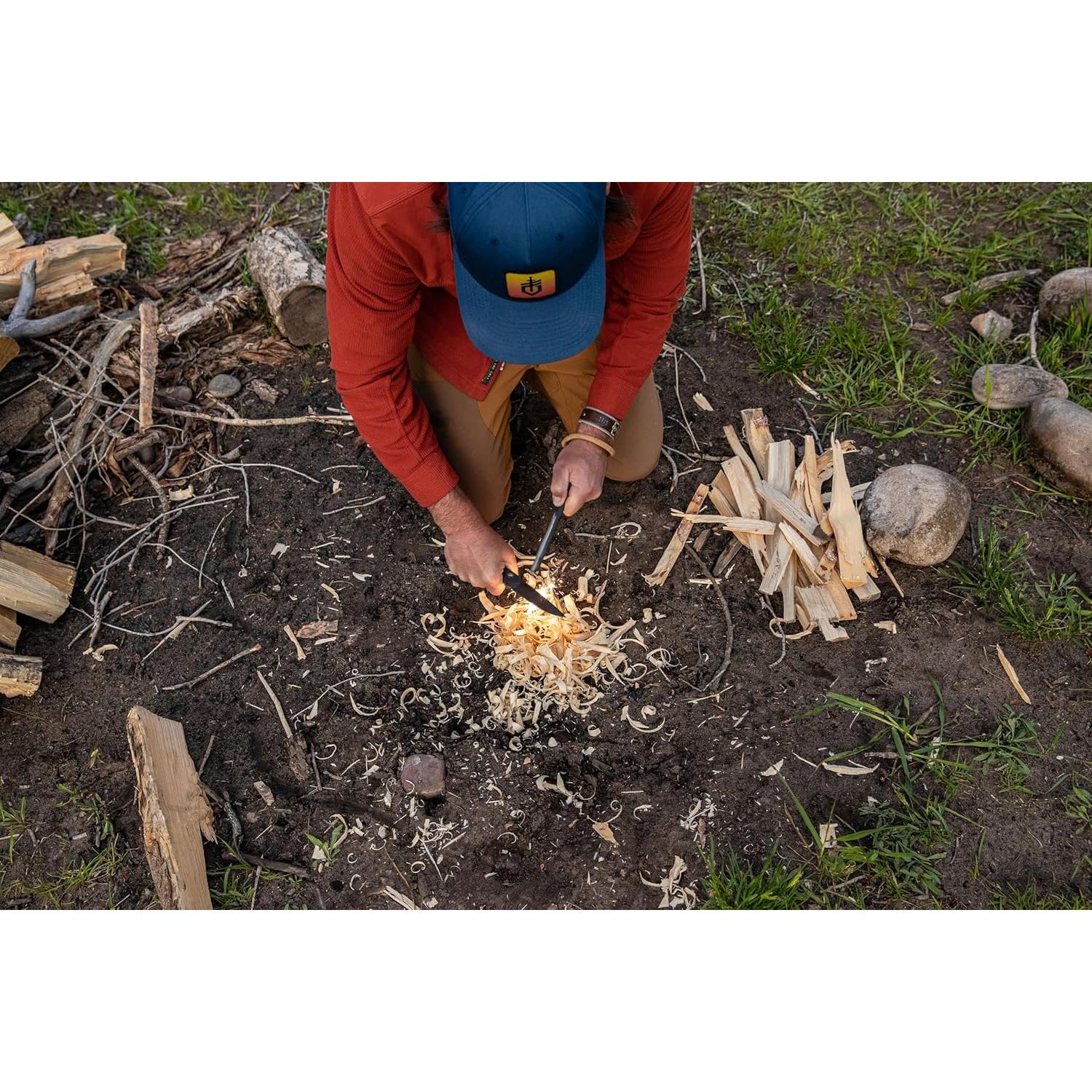 Cuchillo Táctico de Supervivencia Gerber Terracraft Negro 23.1 cm