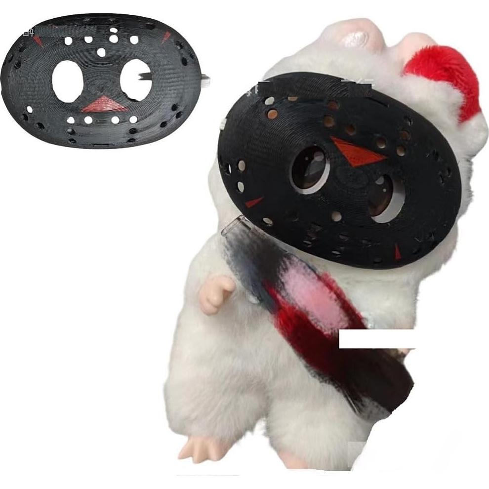 Máscara de Personaje Premium Labubu para Muñecas 17CM