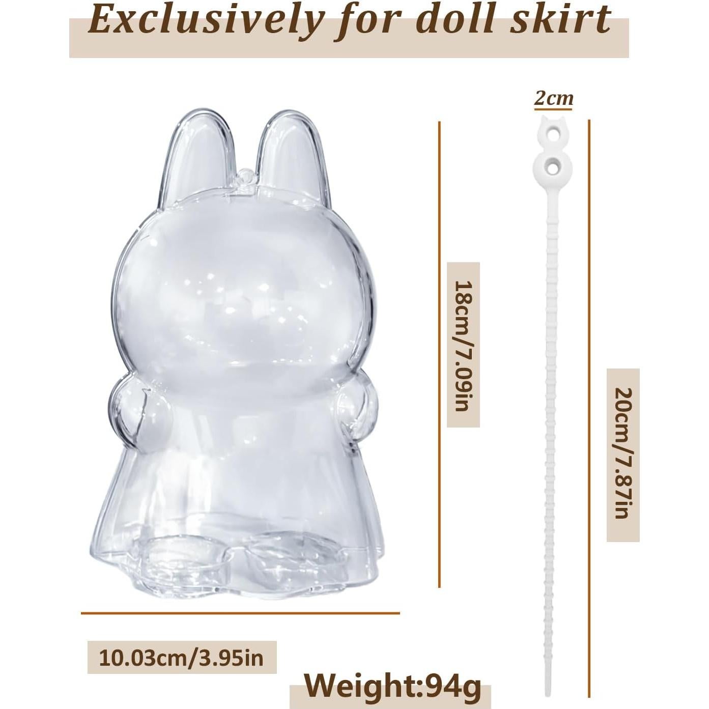 Estuche Protector SHAOMAN para Muñeca 17cm Acrílico