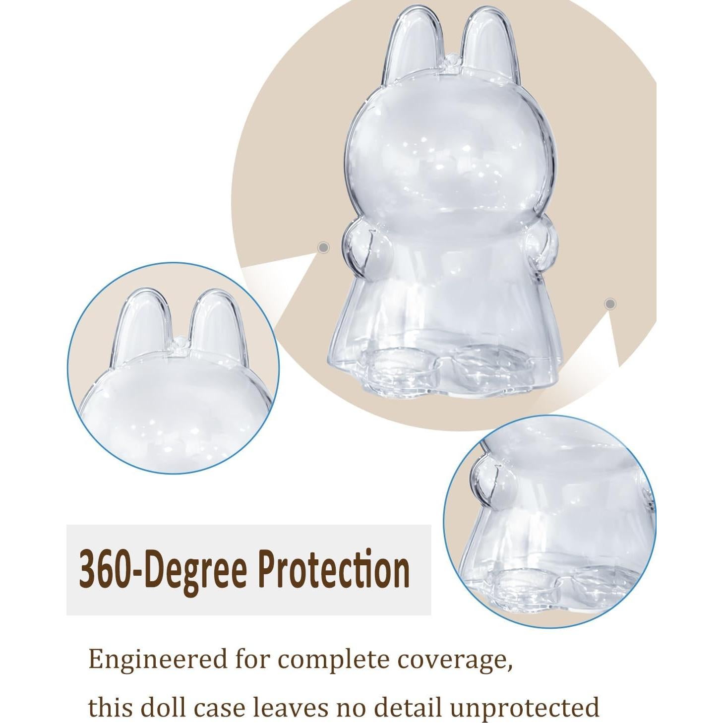 Estuche Protector SHAOMAN para Muñeca 17cm Acrílico