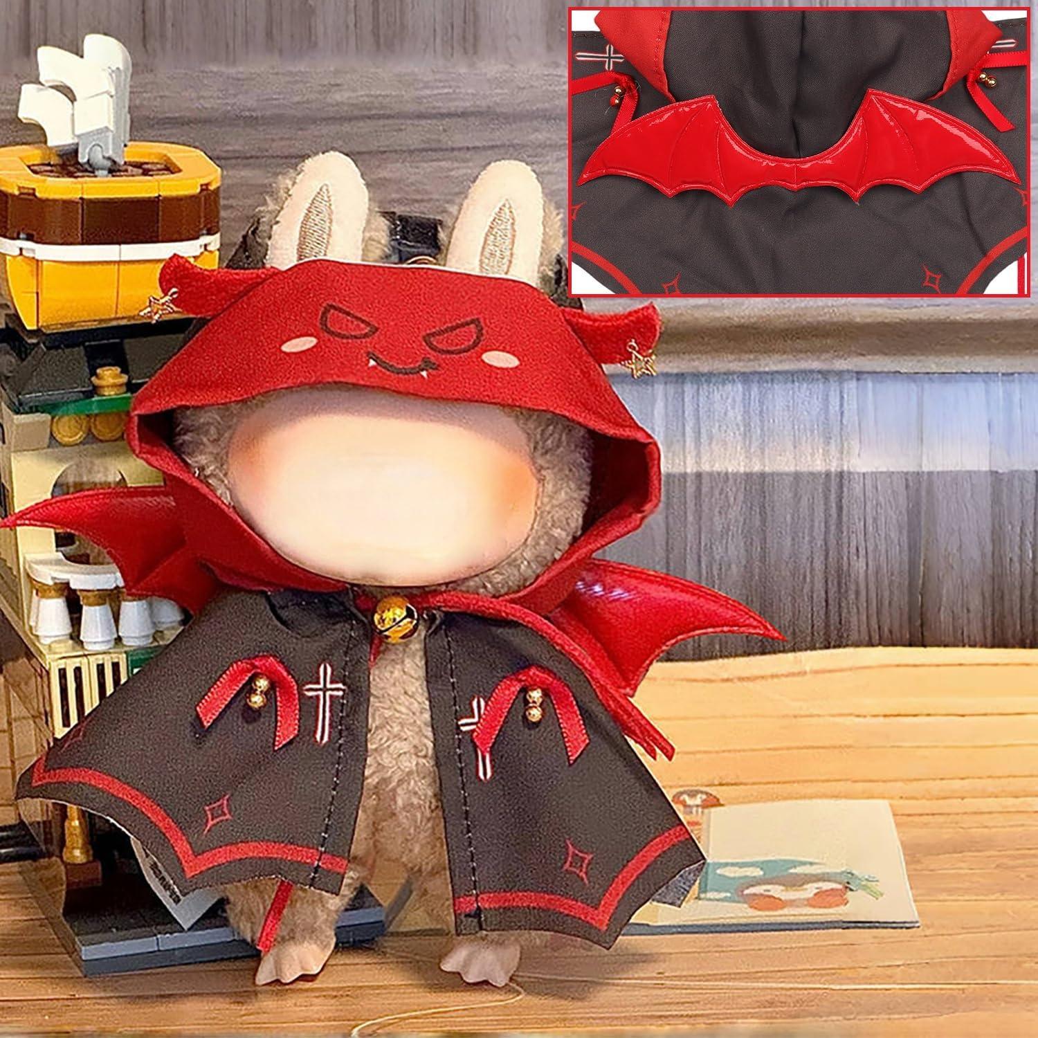 Ropa de Halloween para Muñeca 17cm Ariker Capa Diablo