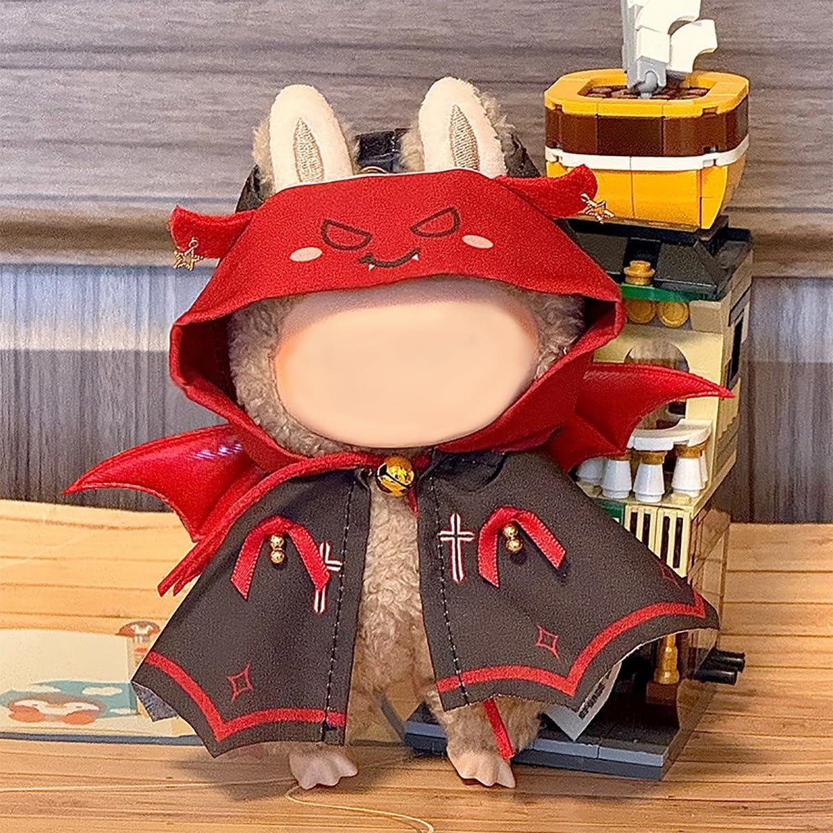 Ropa de Halloween para Muñeca 17cm Ariker Capa Diablo