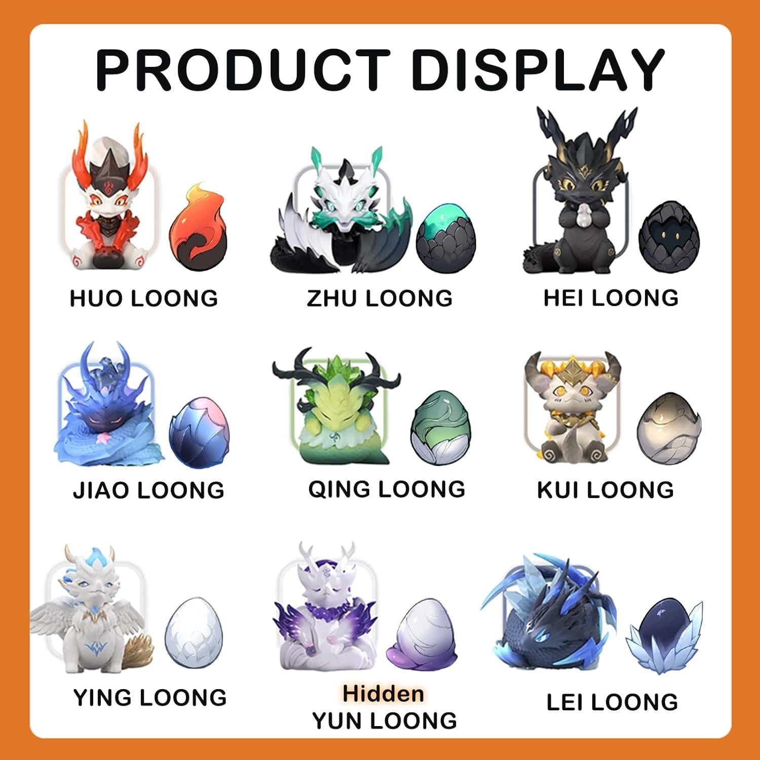 Figuras Coleccionables BEEMAI Bestias Míticas 8PCs Aleatorias